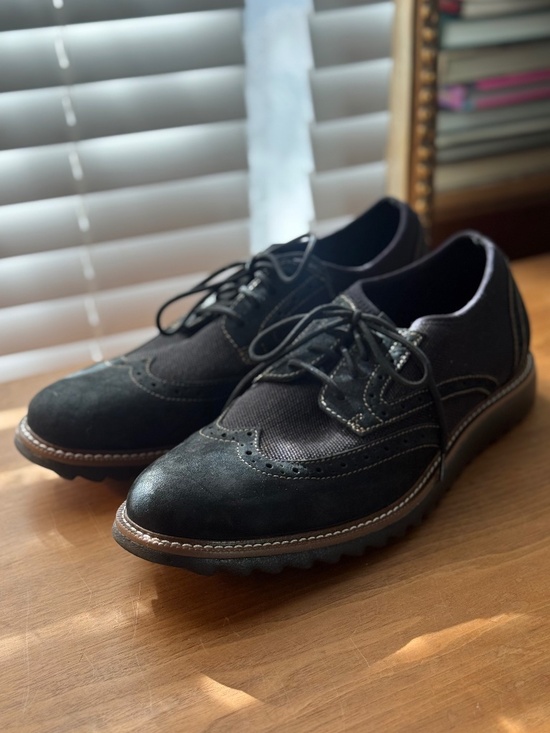 J Murphy Johnston Murphy Duncan Oxford Mens 11M Black Wingtip Dress Casual Shoes main image 10